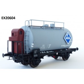 Exact train EX20604 - DB 30m3 Leichtbau Uerdinger Bauart Kesselwagen ARAL Silber Grau
