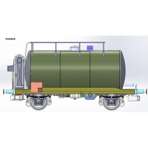 Exact train EX20634 - DR 30m3 Leichtbau Uerdinger Bauart Kesselwagen Minol