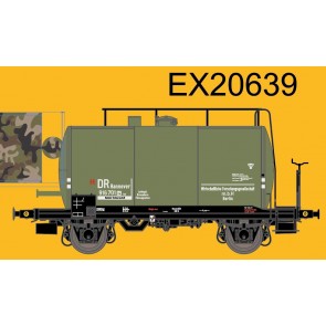 Exact train EX20639 - DRG 30m3 Leichtbau Uerdinger Bauart Kesselwagen Camouflage WIFO ohne Bremserhaus DR Hannover 917 000