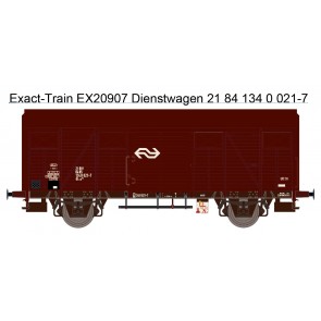 Exact train EX20907 - NS Gls 1440 Van Werkstattwagen mit braunen Luftklappen Epoche IV Nr. 1340 021-7