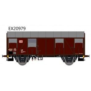 Exact train EX20979 - DB Gs-uv 212 mit aluminium Luftklappen Epoche V Nr. 131 2153-6