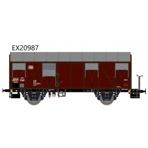 Exact train EX20987 - DB Gs-uv 212 mit Bremserbühne und aluminium Luftklappen Epoche IV Nr. 131 2 200-5