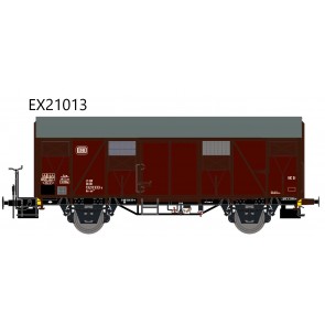 Exact train EX21013 - DB Gs-uv 213 mit Bremserbühne und braun Luftklappen Epoche IV Nr. 132 0 333-4