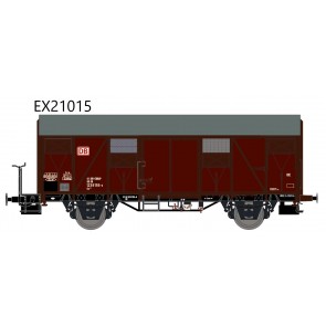 Exact train EX21015 - DB Gs 213 EUROP mit Bremserbühne und braun Luftklappen Epoche V Nr. 123 8 155-6