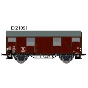 Exact train EX21051 - DB Gmms 44 EUROP mit aluminium Luftklappen Epoche III Nr. 270020
