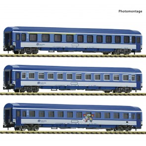 Fleischmann 6260030 - 3-tlg. Set Reisezugw. CD      