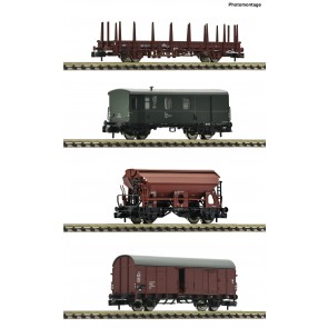 Fleischmann 6660044 - 4-tlg. Güterwagenset          