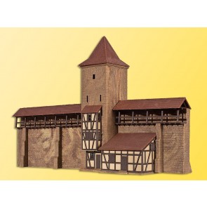 Kibri 37108 - N Wehrturm mit Mauer in Rothe