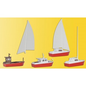 Kibri 39160 - H0 Set Boote