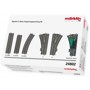 Marklin 24802 - Digitale C-Gleis Erg.pack.D2