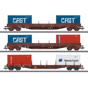 Marklin 47119 - Containerwagen-Set SNCB