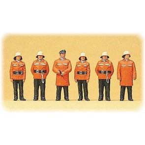 Preiser 10214 - 1:87 Brandweerlieden in beschermende kleding