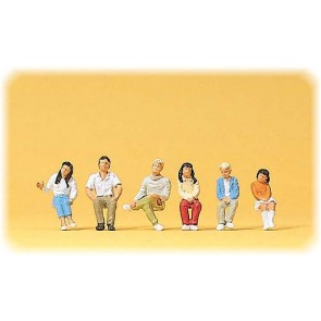 Preiser 10297 - 1:87 Jonge reizigers