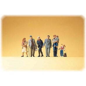 Preiser 10415 - 1:87 Passanten met kinderen
