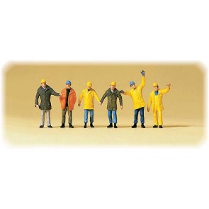 Preiser 10423 - 1:87 Arbeiders met beschermende kleding