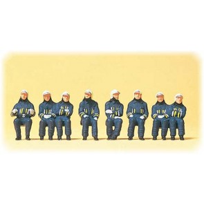 Preiser 10483 - 1:87 Brandweerlieden zittend