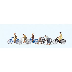 Preiser 10716 - 1:87 Jeugdige fietsers