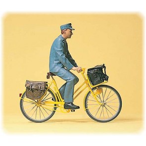 Preiser 45069 - 1:22œ Postbode auf Fahrrad