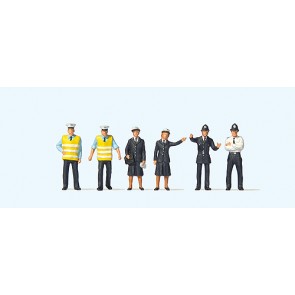 Preiser 73004 - 1:76 Britse Politie figuren