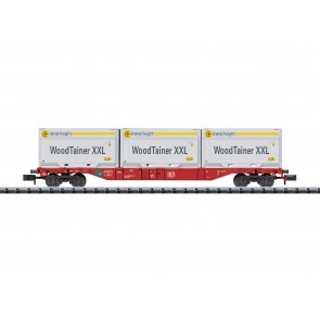 Trix 15519 - Container-Tragwagen m.3 Woodt_02