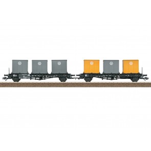 Trix 24161 - Rungenwagen-Paar Laabs