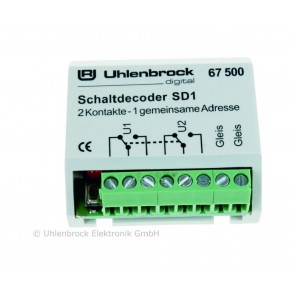 Uhlenbrock 67500 - SD1 SCHAKELDECODER