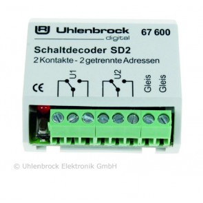 Uhlenbrock 67600 - SD2 SCHAKELDECODER