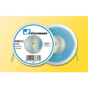 Viessmann 68613 - 25 m Kabel, 0,14 mm²,bl.