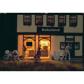 Vollmer 43661 - H0 Boutique Babyland mit Bel.