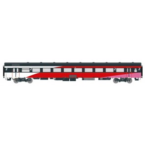 Exact train EX11140 - NS ICRm Fyra 1 (Amsterdam - Brussel) für den Hsl-Strecke eingesetzt Endwagen B Epoche VI(Weiss/Rot/Rose)