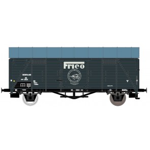 Exact train EX23406 - NS CHGZ gedeckter Wagen mit 'Frico und Schubkarre Beschriftung'