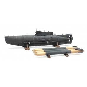 Artitec 387.12 - WM Kleine-U-Boot Seehund + Torpedos  ready 1:87