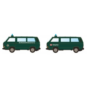 Minis LC4353 - 1:160 VW T3 2ER SET BUS BGS + BAHNPOLIZEI 