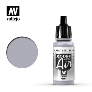 Vallejo 71063 - MODEL AIR SILVER