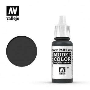 Vallejo 70855 - MODEL COLOR BLACK GLAZE (#205)