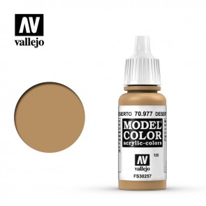 Vallejo 70977 - MODEL COLOR DESERT YELLOW (#125)