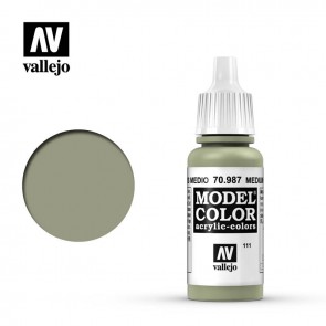 Vallejo 70987 - MODEL COLOR MEDIUM GREY (#112)