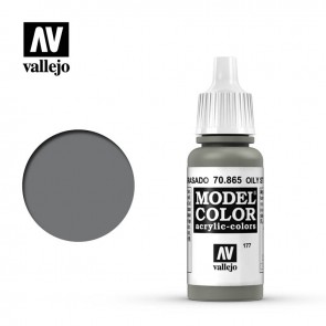 Vallejo 70865 - MODEL COLOR OILY STEEL (#177)