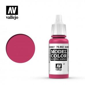 Vallejo 70802 - MODEL COLOR SUNSET RED (#45)