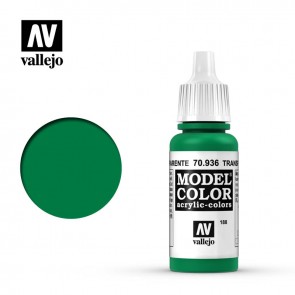 Vallejo 70936 - MODEL COLOR TRANSPARENT GREEN (#188)