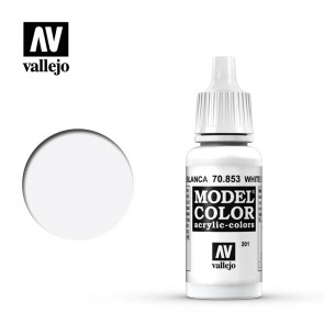 Vallejo 70853 - MODEL COLOR WHITE GLAZE (#201)