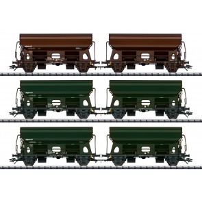 Trix 24169 - 6-delige set zwenkdakwagens