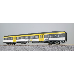 Esu 36512 - n-Wagen, H0, AB nrz 418.4, 31-34 074-0, 1./2. Kl, DB Ep. VI, lichtgrau/gelb/grau, DC