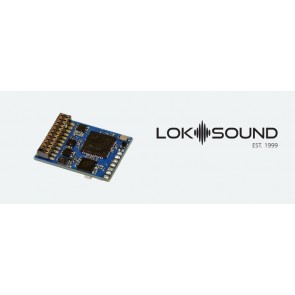 Esu 58219 - LokSound 5 Fx (RIJTUIGDECODER) DCC/MM/SX/M4 "Leerdecoder", 21MTC NEM660, Retail, mit Lautsprecher 11x15mm, Spurweite: 0, H0