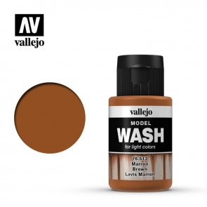 Vallejo 76513 - MODEL WASH BROWN 35ML